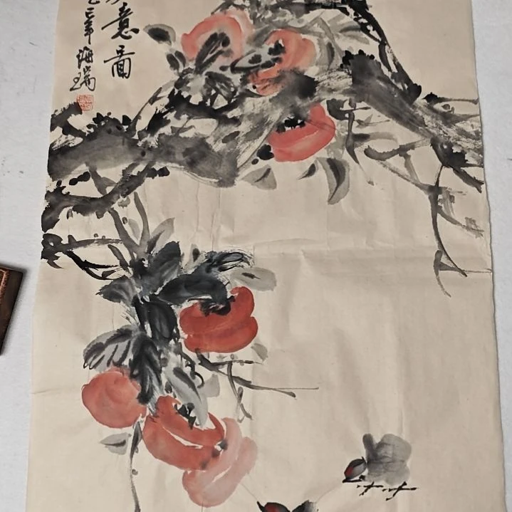国画贾海瑞老师现场定制