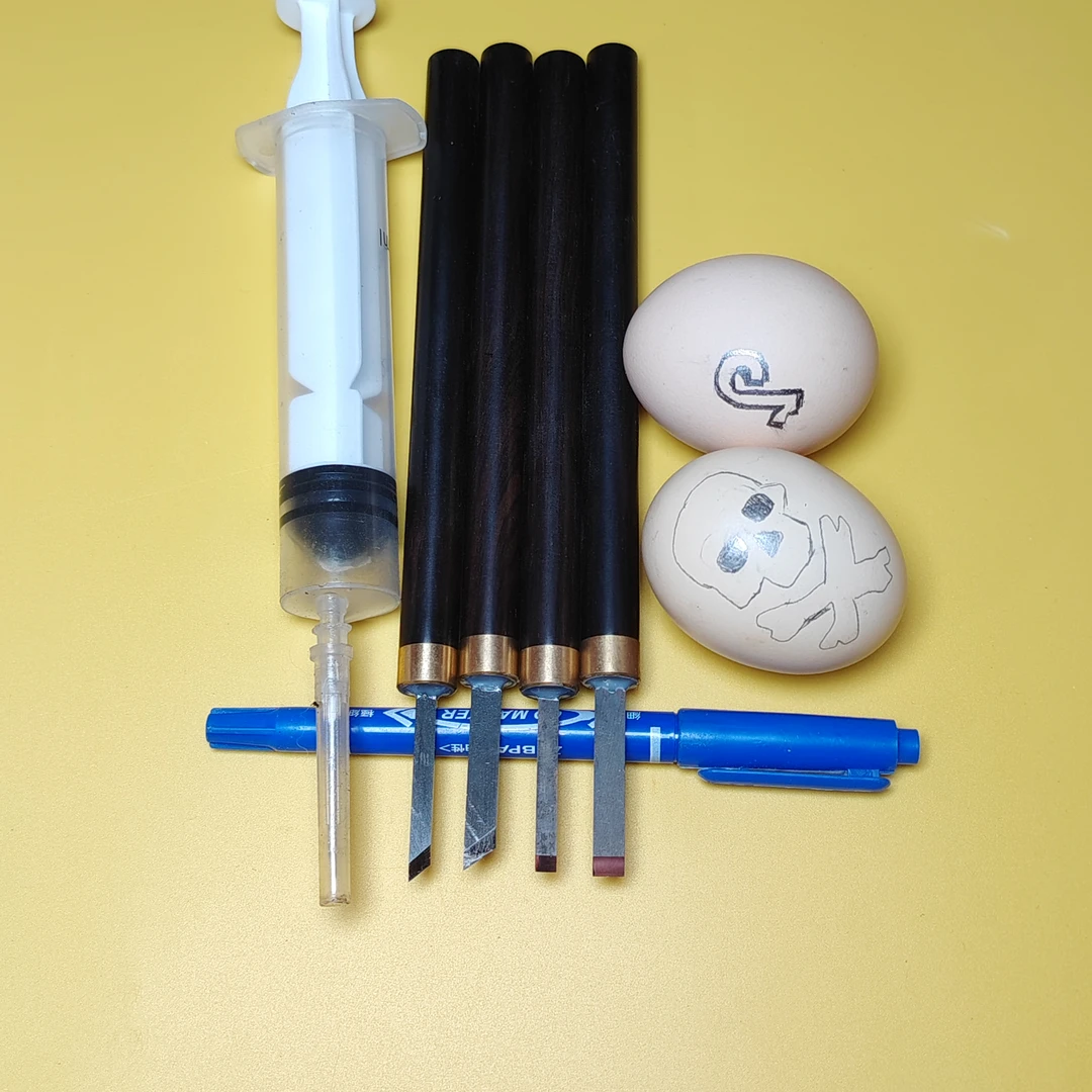 蛋雕刀鸡蛋鸵鸟蛋雕刻刀氮化过的超硬白钢制作高硬度刀具雕刻工具