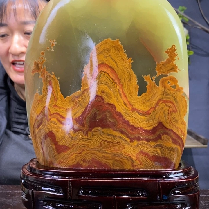 石材精品古青石摆件