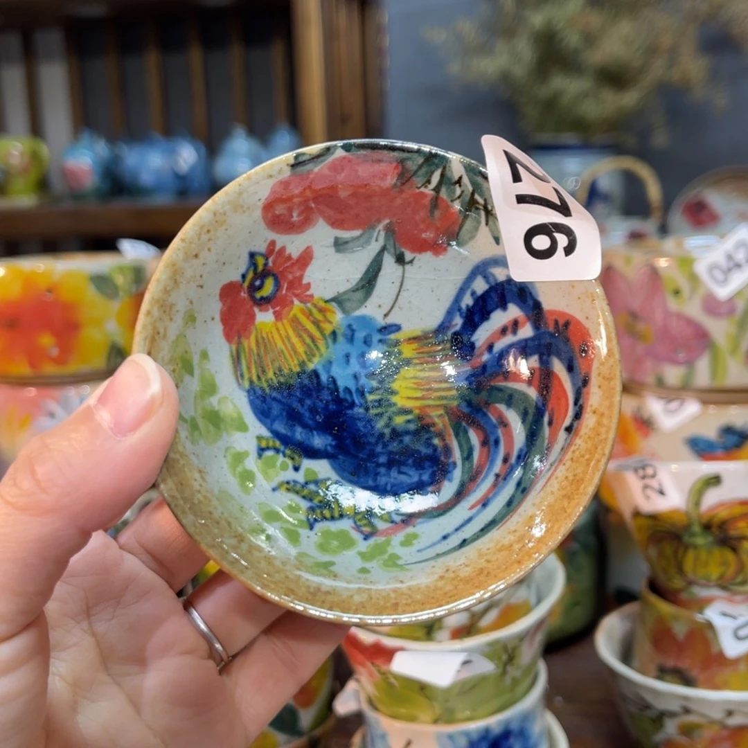 杯素浅陶瓷手工手绘