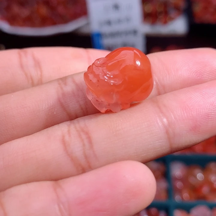 南红玛瑙未镶嵌南红貔貅