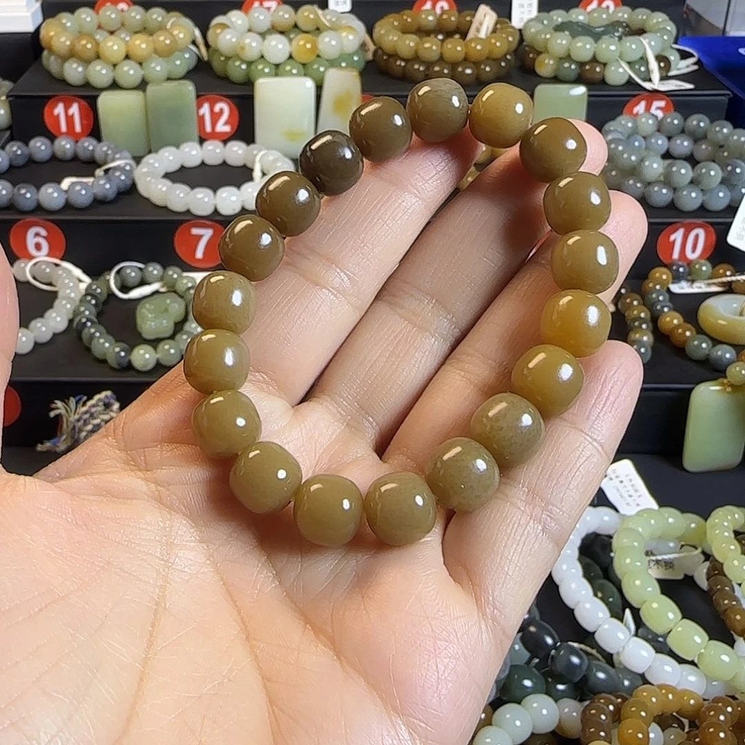 和田玉未镶嵌手链