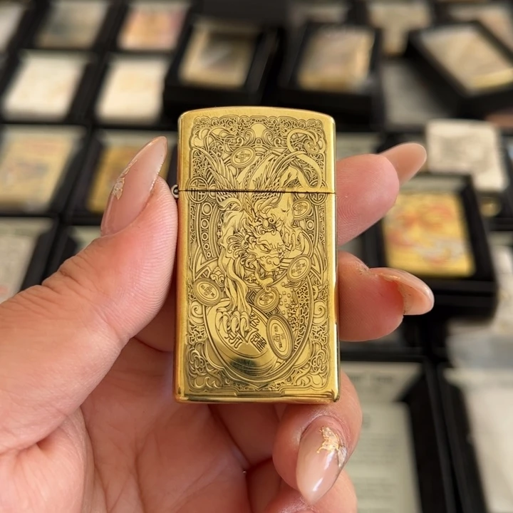 铁纤巧铜貔貅黄铜