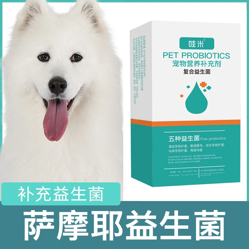 萨摩耶专用益生菌粉宠物犬用狗狗小幼犬成犬活性菌肠道消化宝