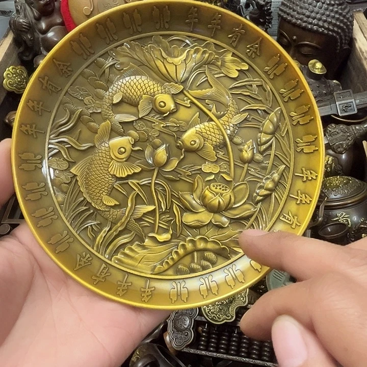 顺顺利利，铜器摆件