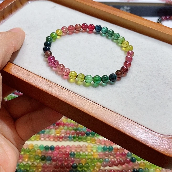 碧玺手链未镶嵌碧玺手链5.7毫米