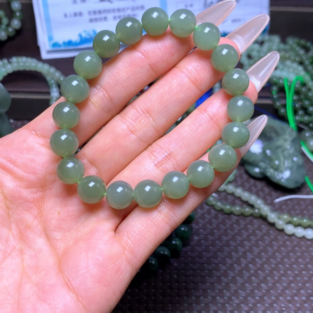 未镶嵌手串和田玉卡10