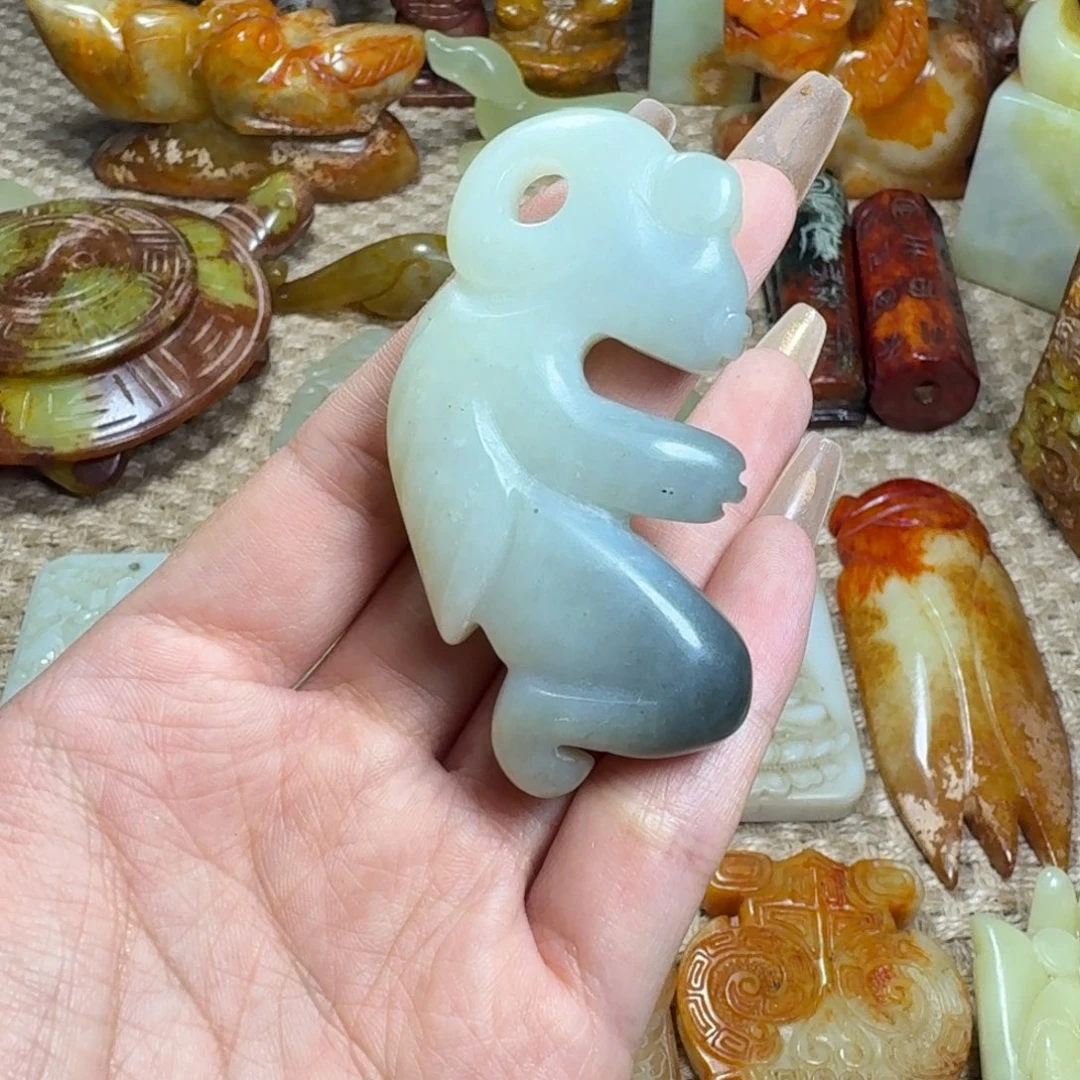 白玉菩提吊坠挂件