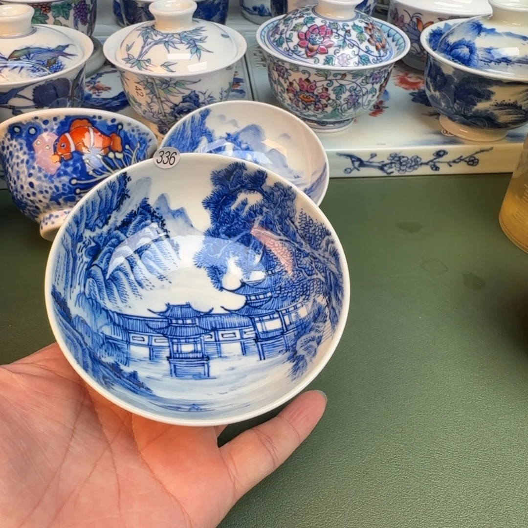 陶纯手工纯手绘茶具336