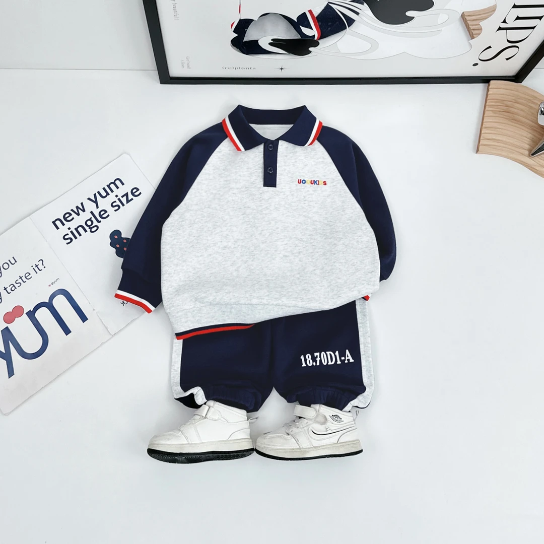 男童套装2025新款春装儿童春秋季两件套潮 BDC25880 悠悠童话童装