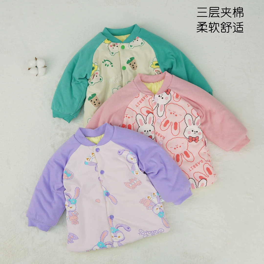 儿童男女宝棉花衣纯棉保暖冬季棉袄内搭校服神器棉服A类内胆