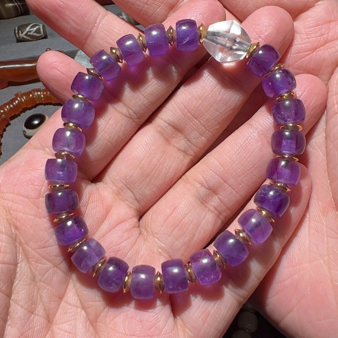 紫晶颈饰未镶嵌各种各样