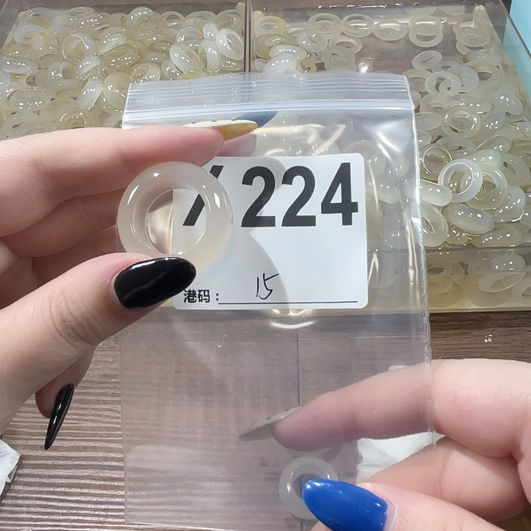 玛瑙/玉髓未镶嵌戒指224