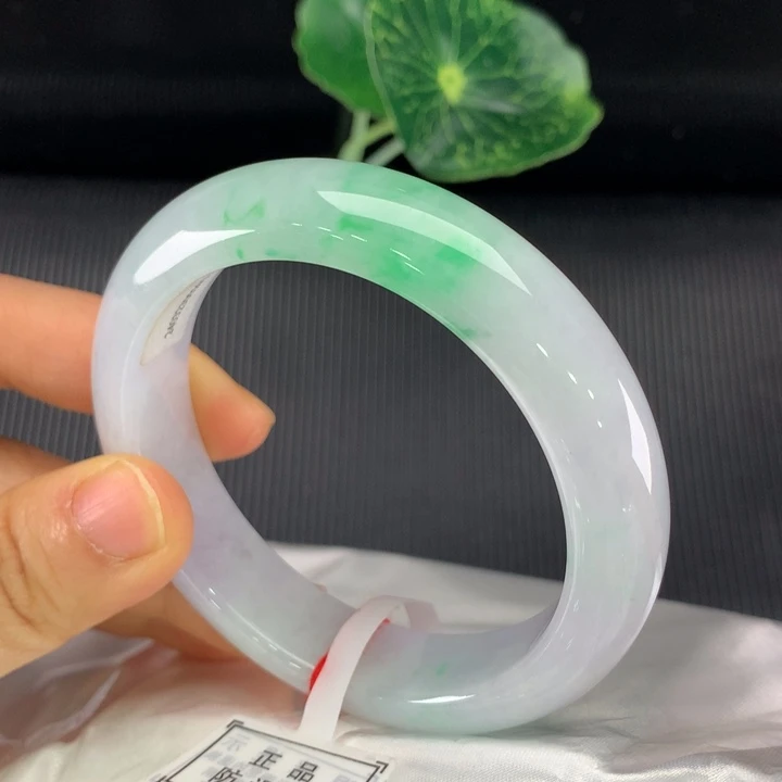 翡翠手镯未镶嵌正圈55