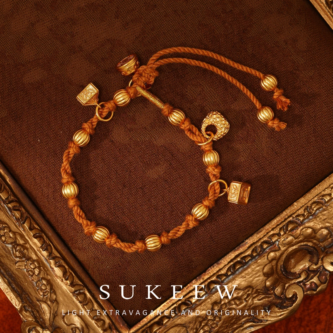 SUKEEW/酥可 新中式编织南瓜珠珠气质手链287215