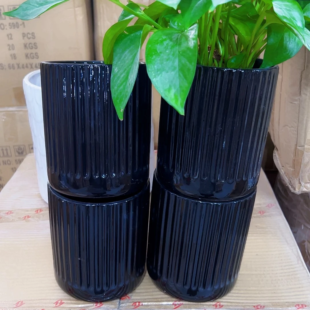 有孔双十二福利外贸尾单陶瓷花盆凑单10米包邮