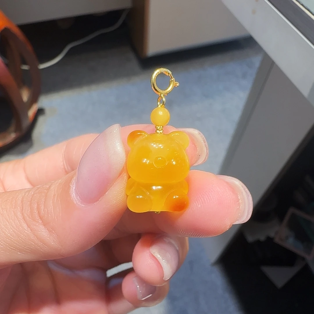 琥珀银S925镶嵌珠宝奇石