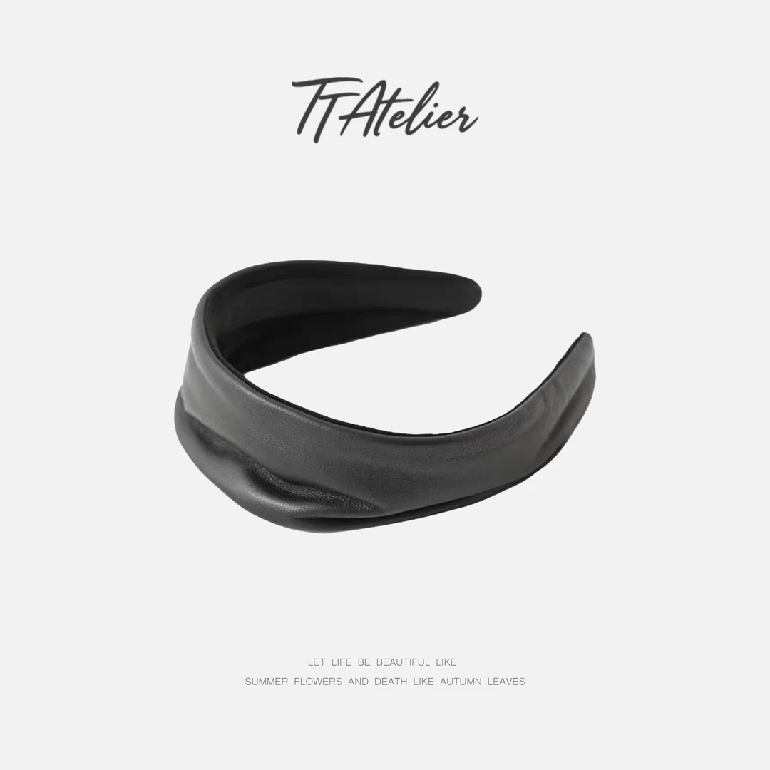 TT设计师【挽歌】日系高级感复古绵羊皮发箍TT190895