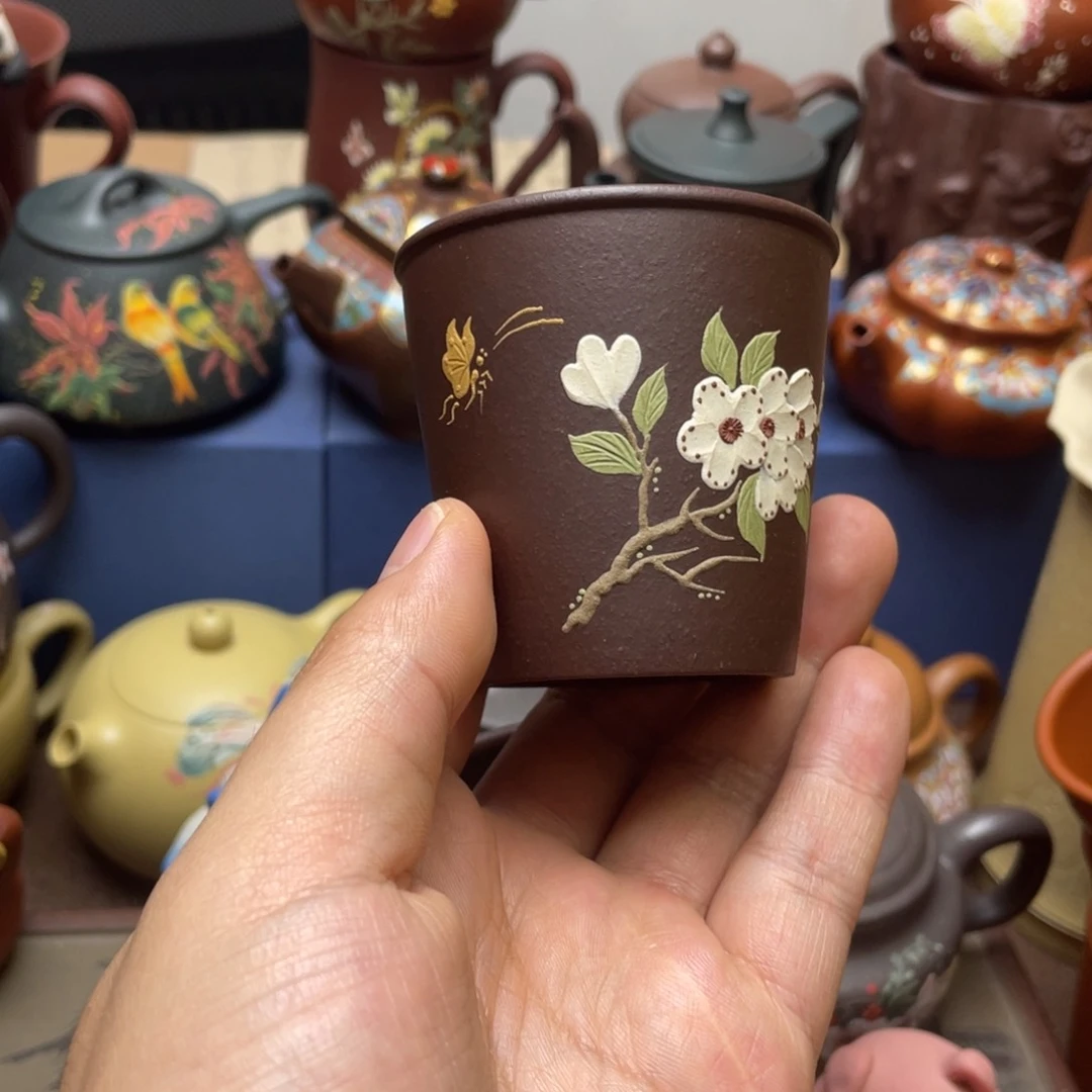 茶杯紫砂紫砂主人杯100cc