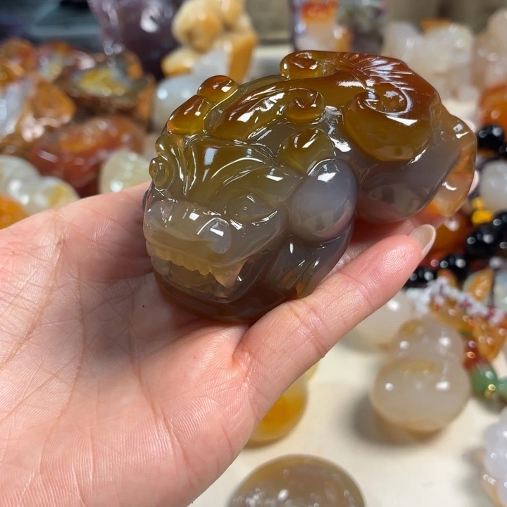 玛瑙/玉髓未镶嵌吊坠(不含链)