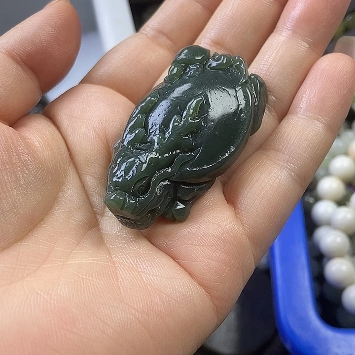 财***）和田玉未镶嵌颈饰30