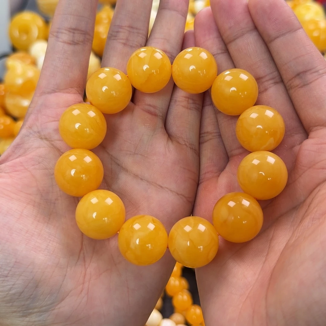 琥珀未镶嵌珠宝奇石19.8mm同料