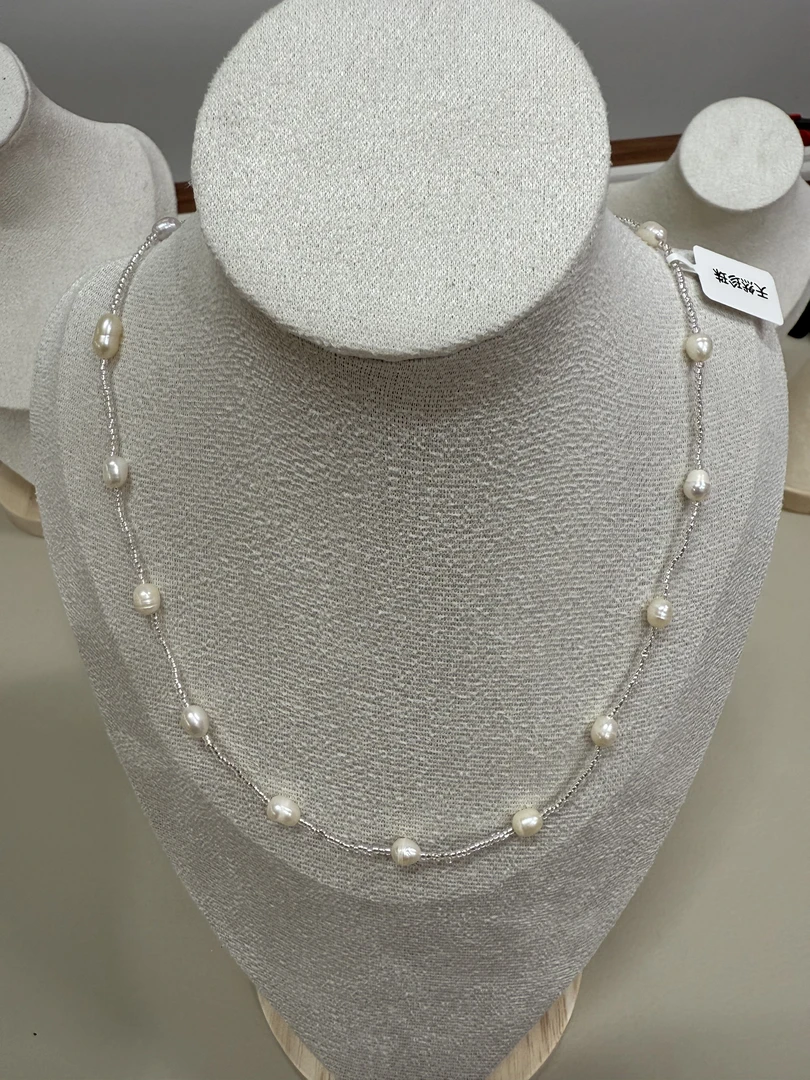 42天然珍珠满天星磁吸项链