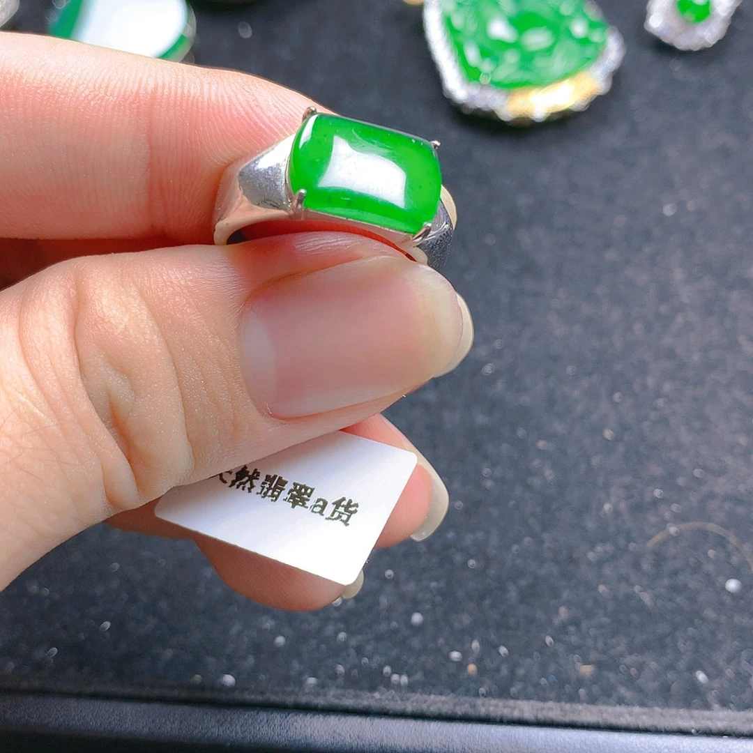 颈饰银S925镶嵌翡翠翡翠