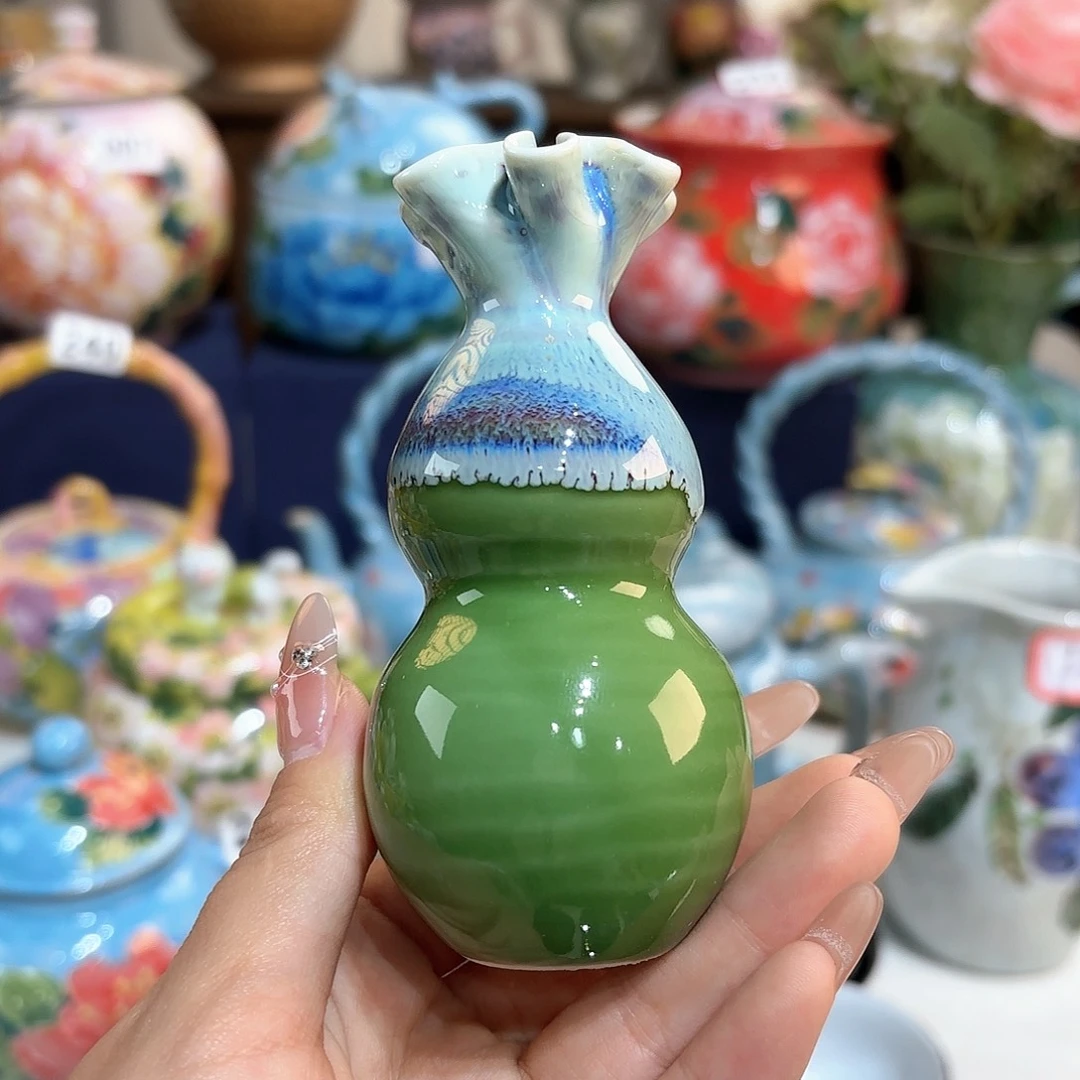 景德镇手绘高温釉下彩陶瓷茶具