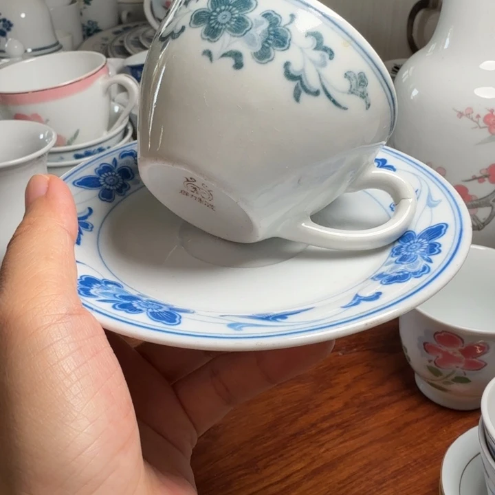 醴陵群力咖啡杯缩釉瑕疵慎拍