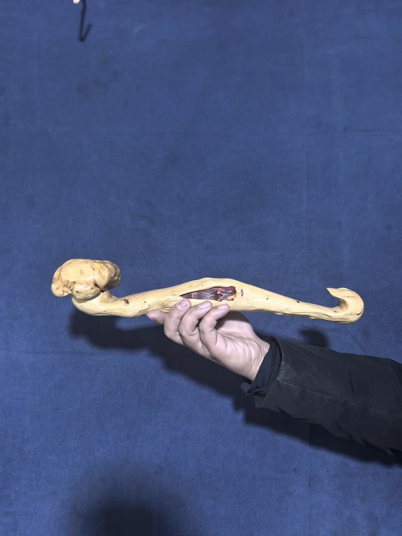 云南对节木如意摆件 天然工艺品