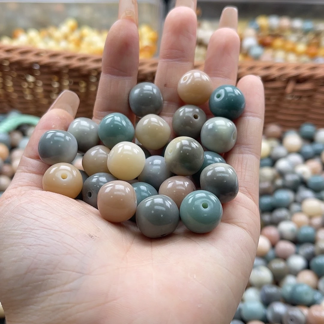 白玉菩提吊坠a14mm/30颗