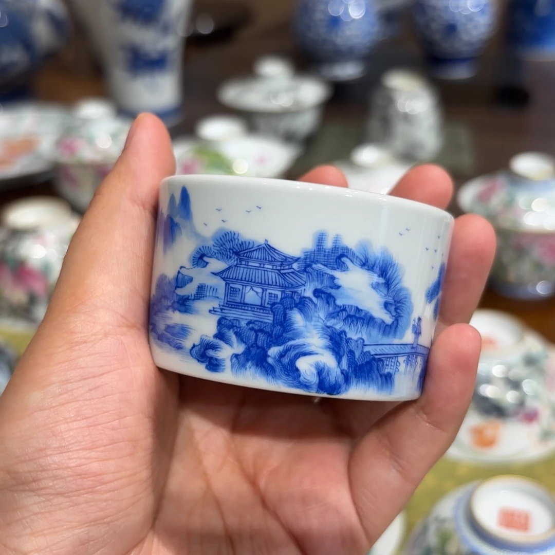 瓷柴 山水主人杯 ……福利