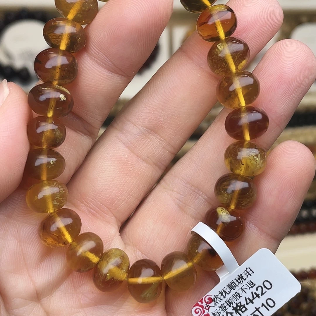 平***福裸石琥珀未镶嵌十90474