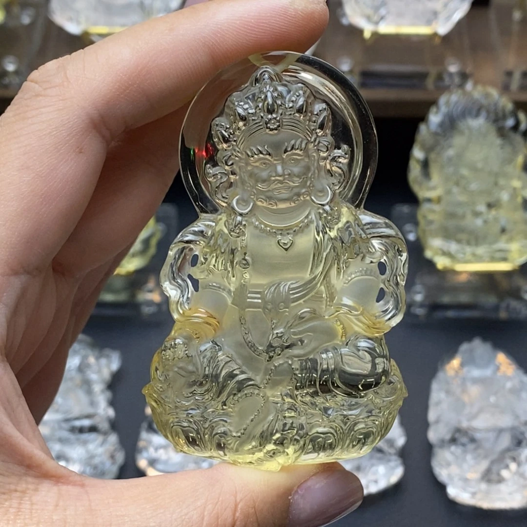 颈饰未镶嵌水晶黄财神