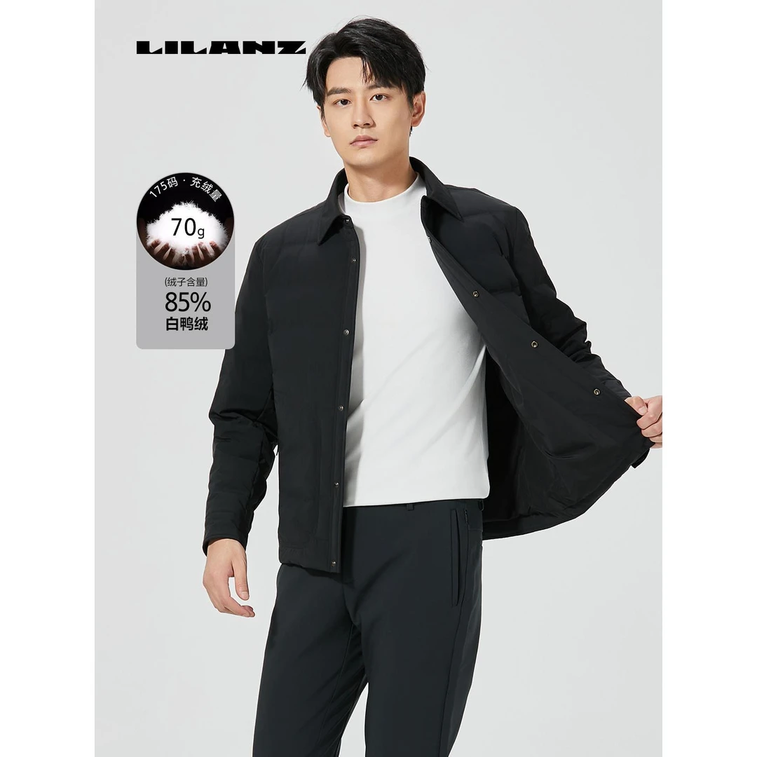 利郎轻薄羽绒服中长款 短款休闲防风时尚简约B4DBR205