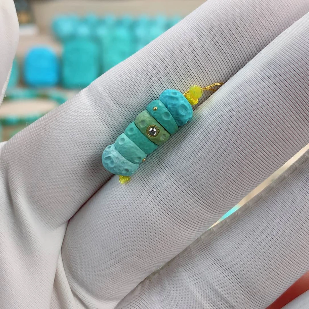 绿松石挂件未镶嵌