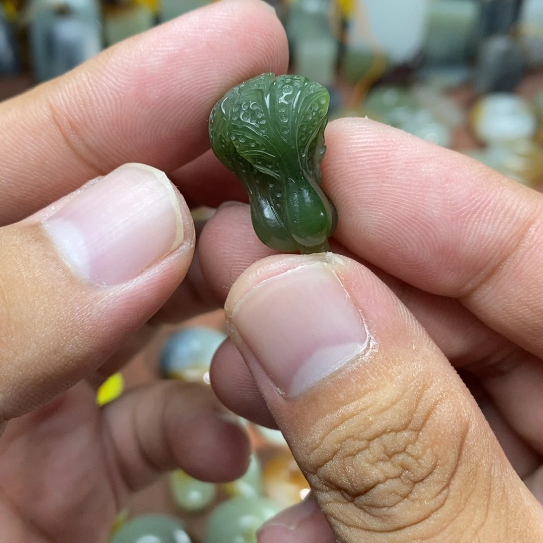 和田玉未镶嵌吊坠(不含链)