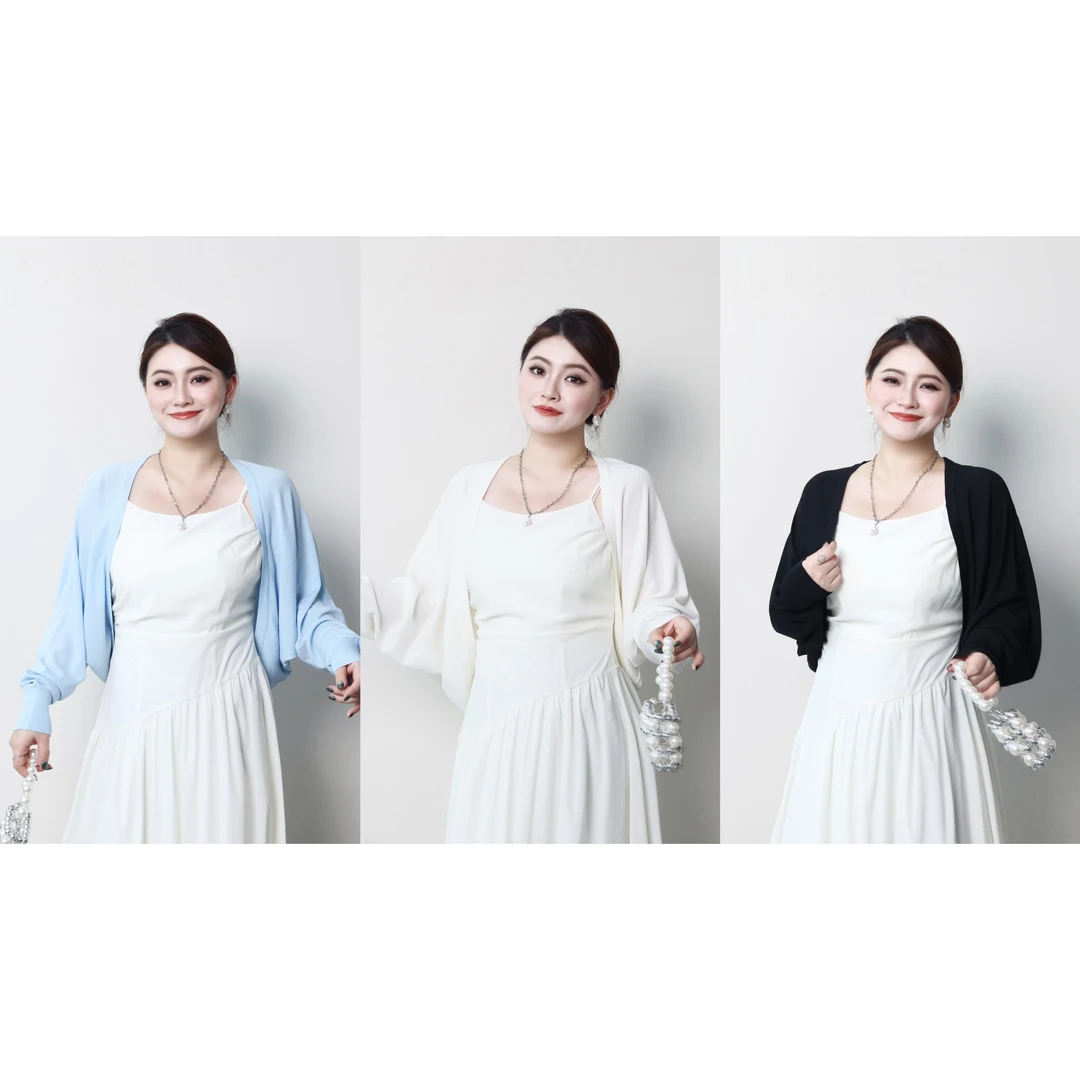 裂渡杨杨【百搭美学】微胖大码女夏百搭针织时尚气质罩衫ZY505A102