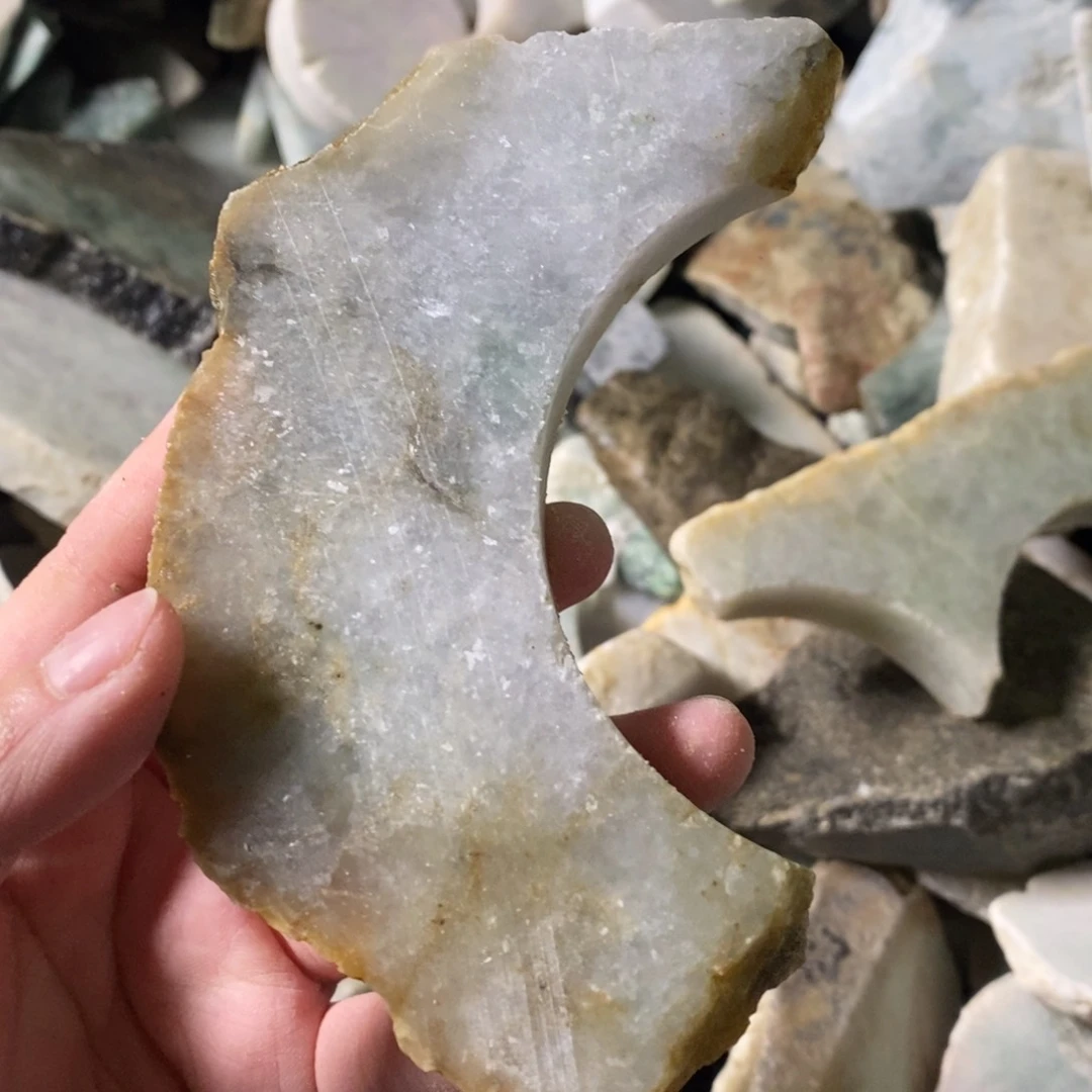 颈饰未镶嵌翡翠天然翡翠