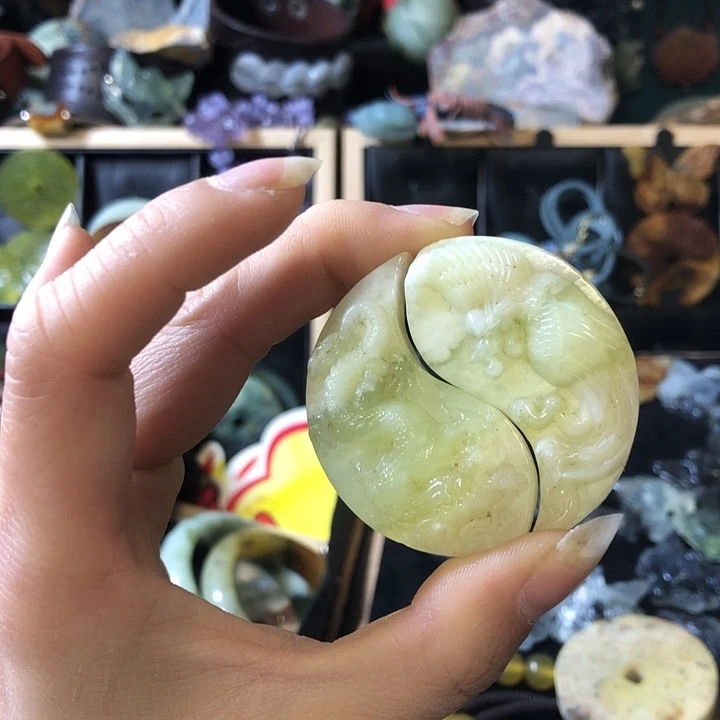 岫玉未镶嵌岫玉挂件