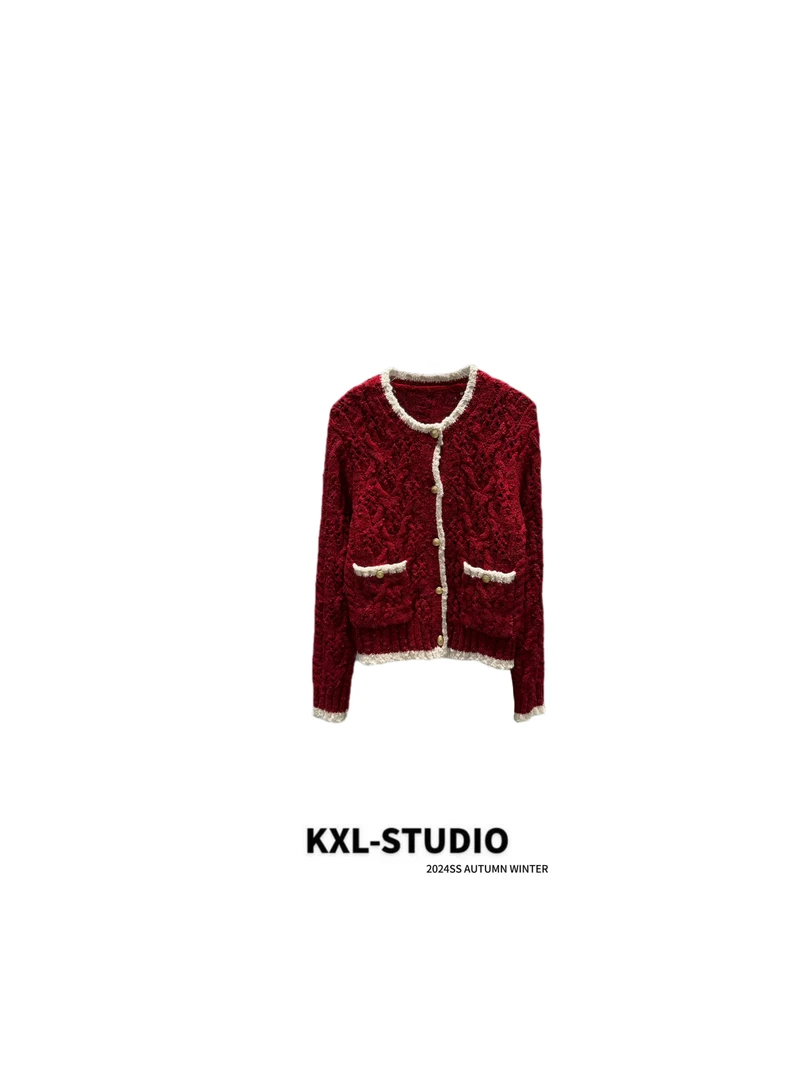 KXL-限定设计师款针织开衫27545