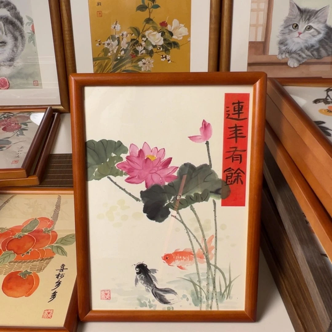 纸本手绘国画作品定制