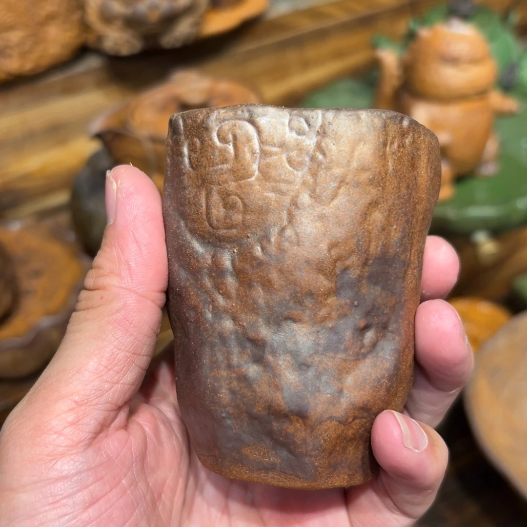 复古风格老陶泥系列茶盘茶具