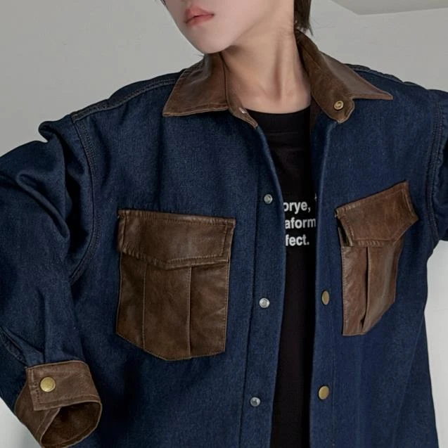 若大王时尚百搭童装休闲加绒牛仔外套 25626