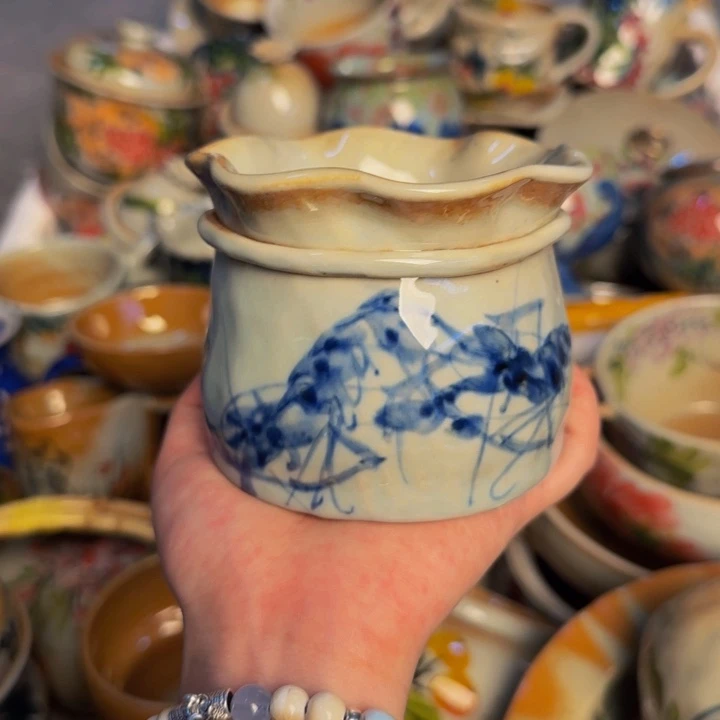 瓷片景德镇陶瓷手工手绘