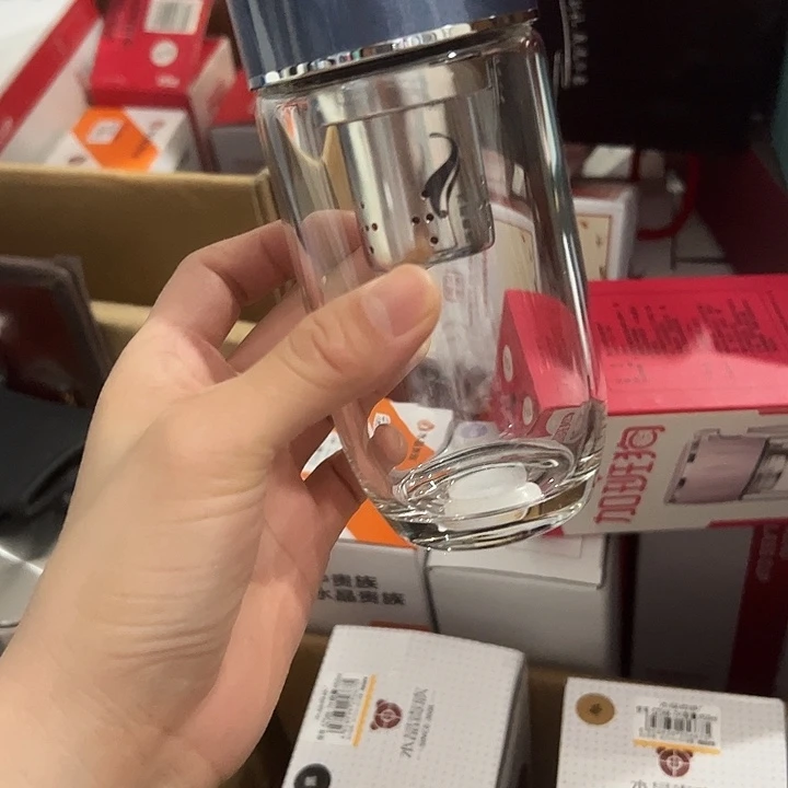 水晶贵族单层280ml  孤品 568-4蓝 鹅蛋杯