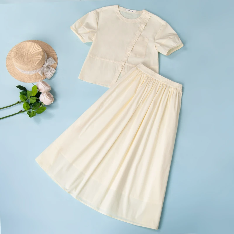 2138女童夏装套装2025新款衣服儿童洋气韩系时髦大女孩休闲两件套