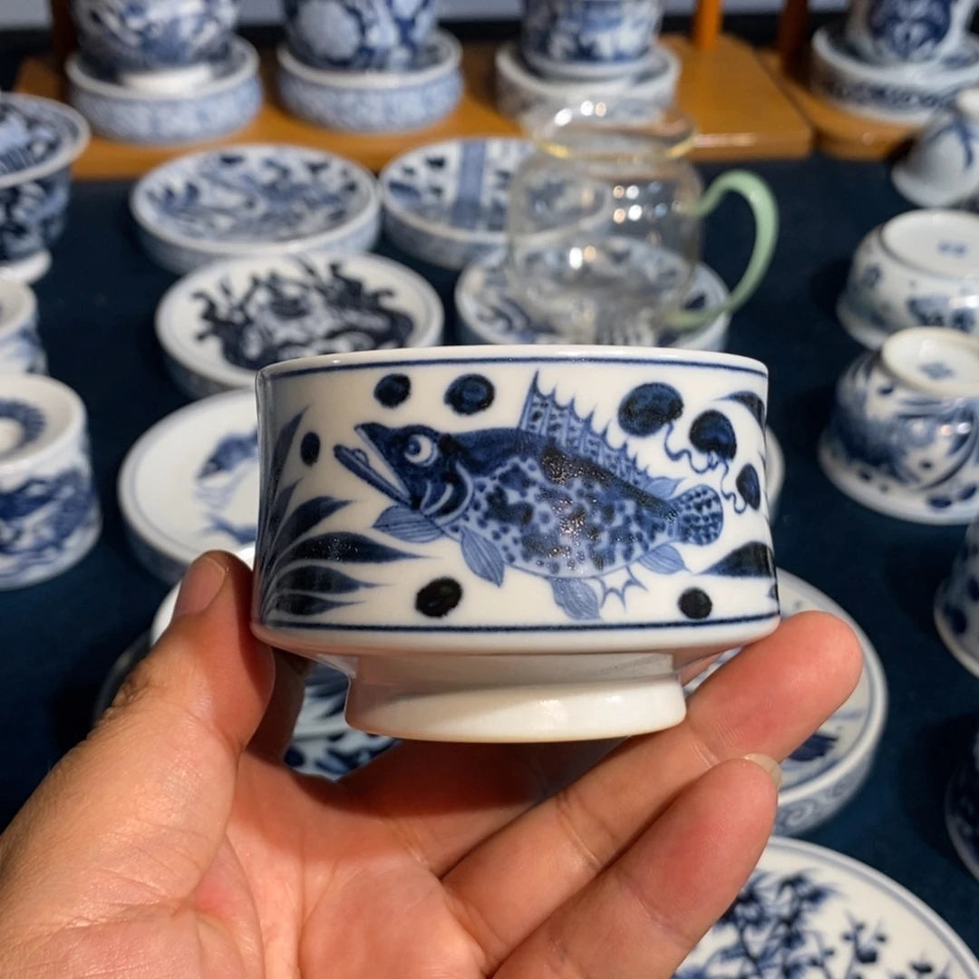 隐***室景德镇手工手绘茶器