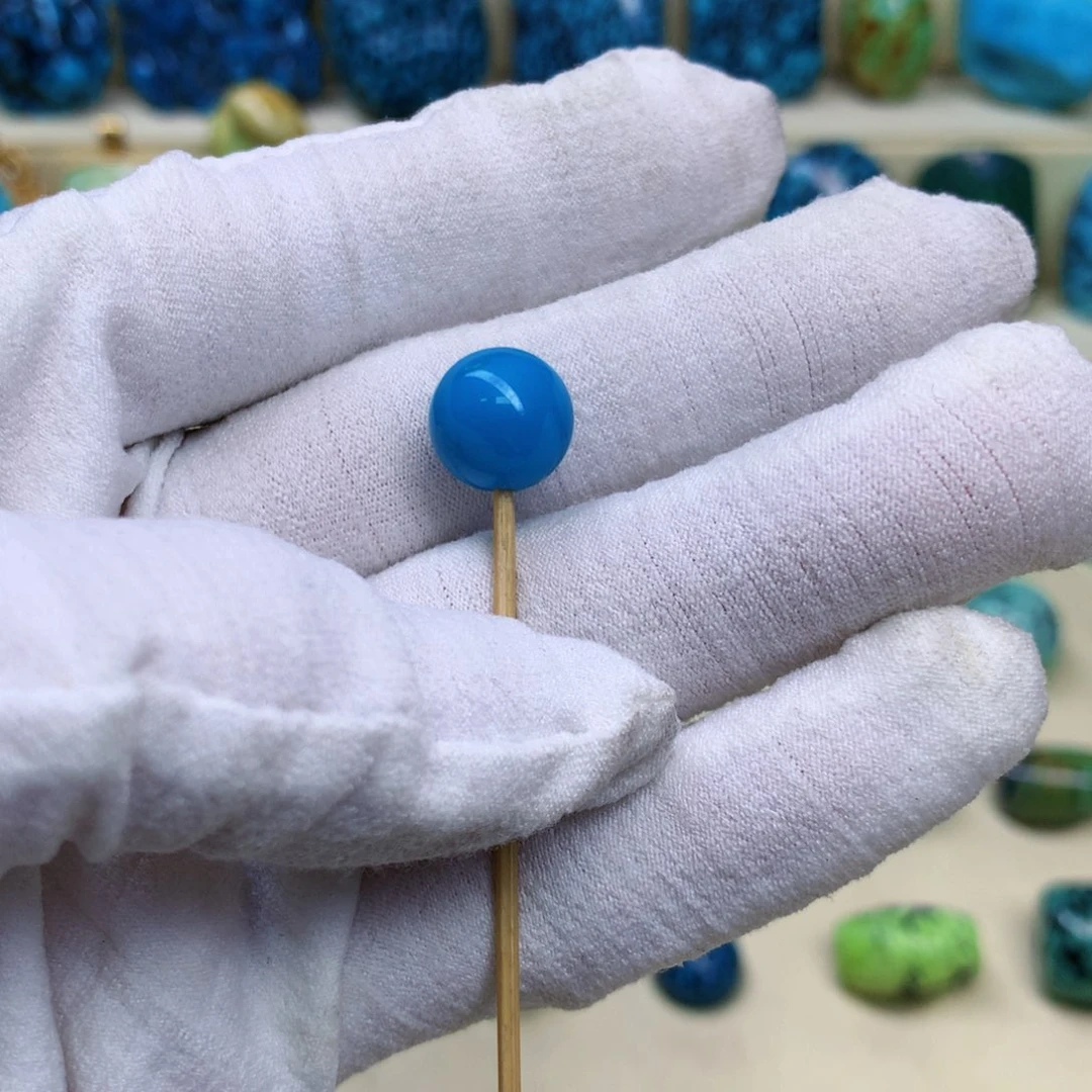 绿松石未镶嵌三彩随行